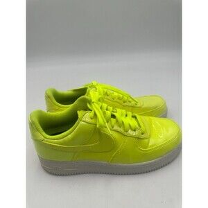 Nike Air Force 1 '07 LV8 VOLT UV AJ9505-700 Women's Sz 8.5 Sneakers Neon Yellow